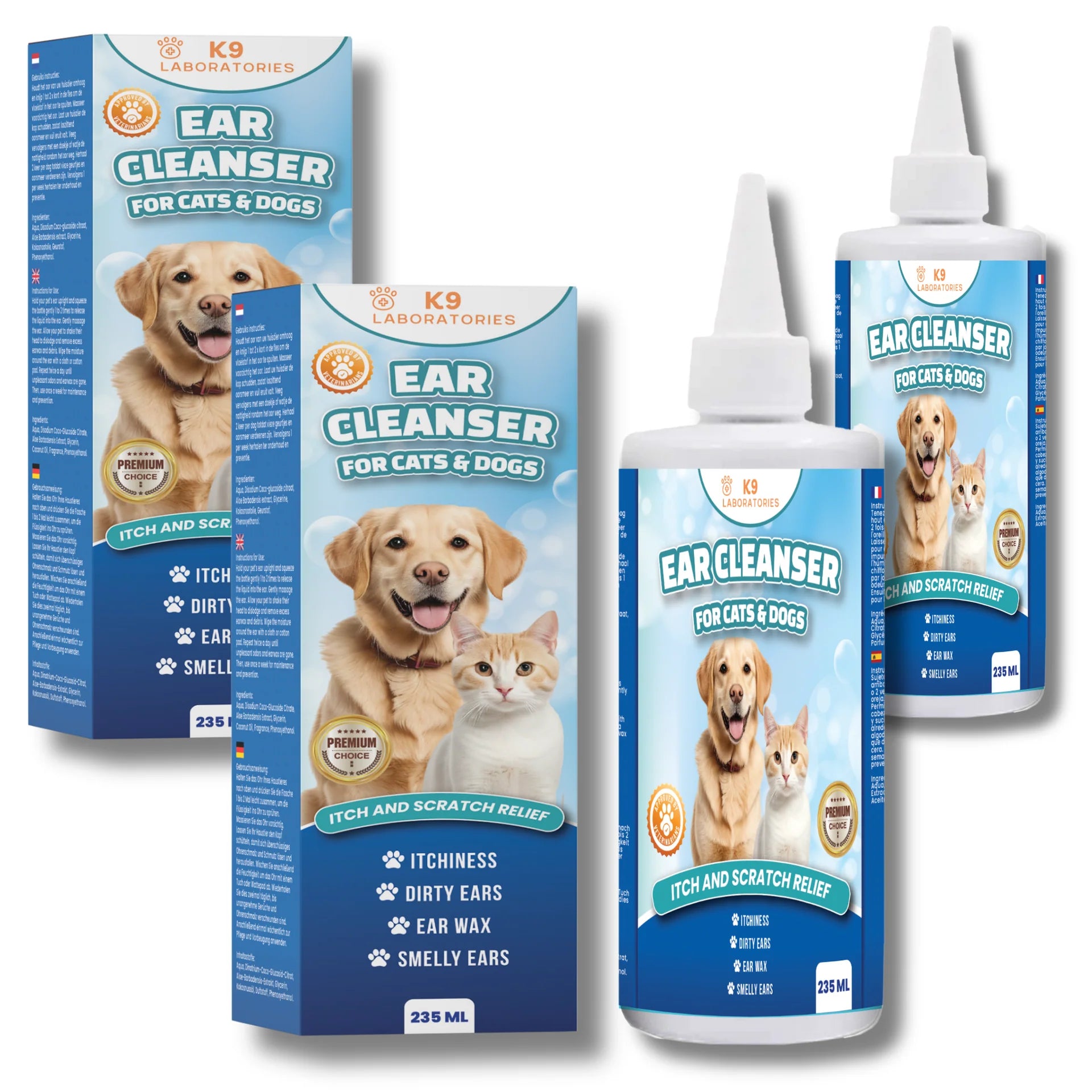 Ohrreiniger für Hunde mit Aloe Vera – 237 ml