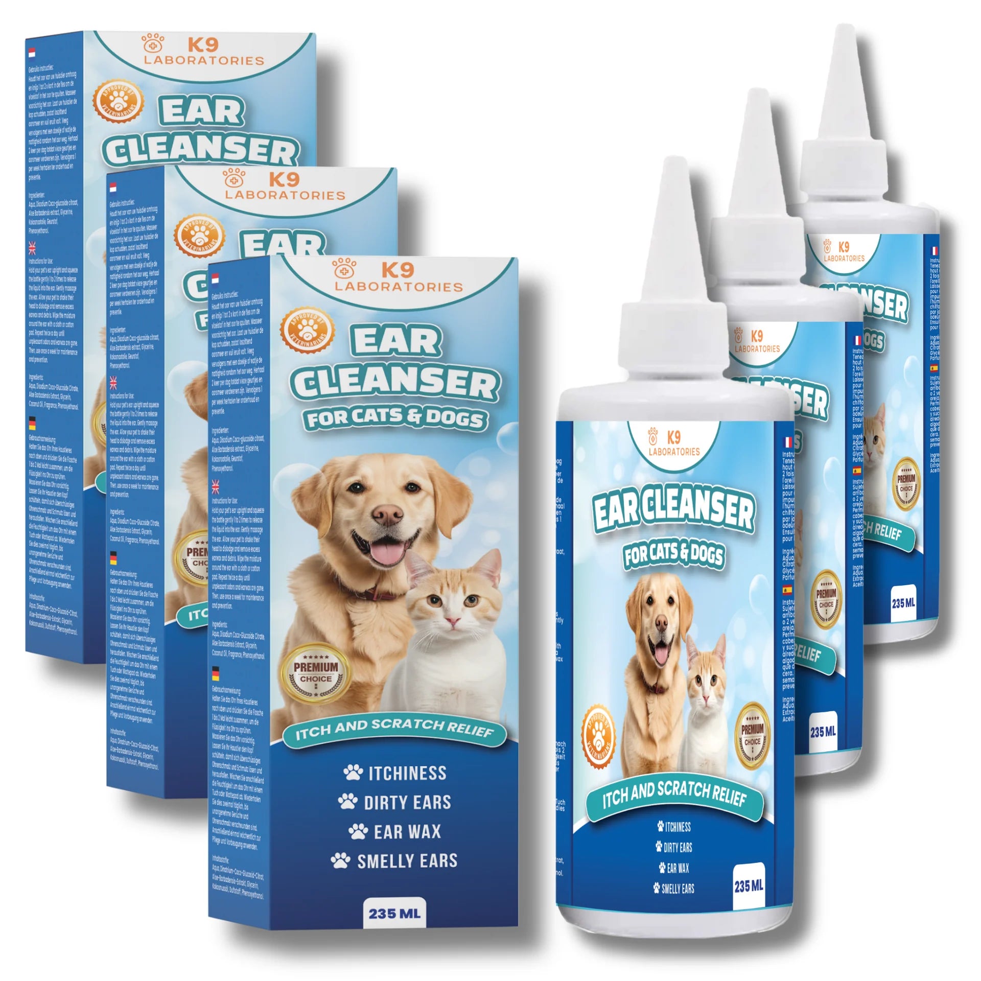 Ohrreiniger für Hunde mit Aloe Vera – 237 ml