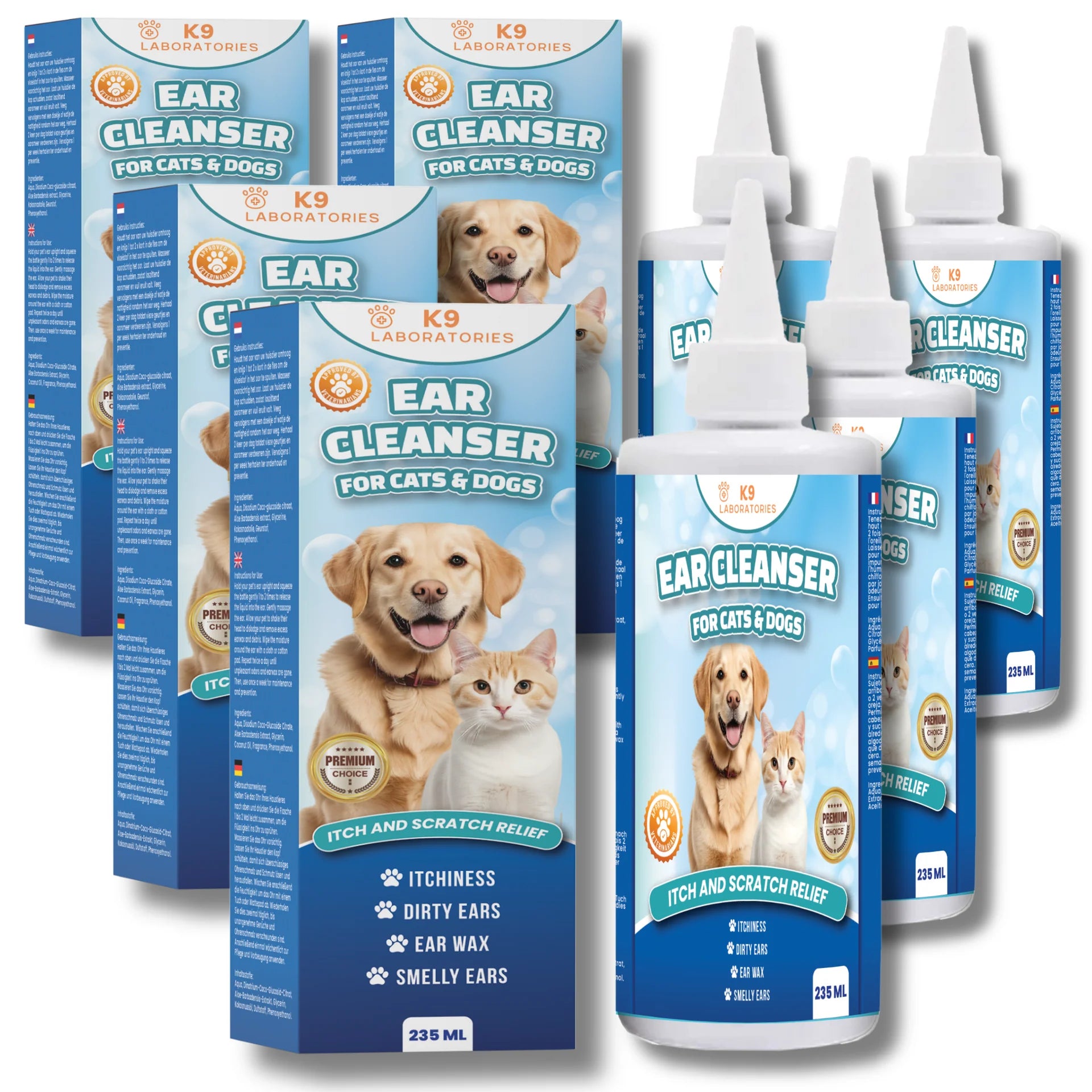 Ohrreiniger für Hunde mit Aloe Vera – 237 ml
