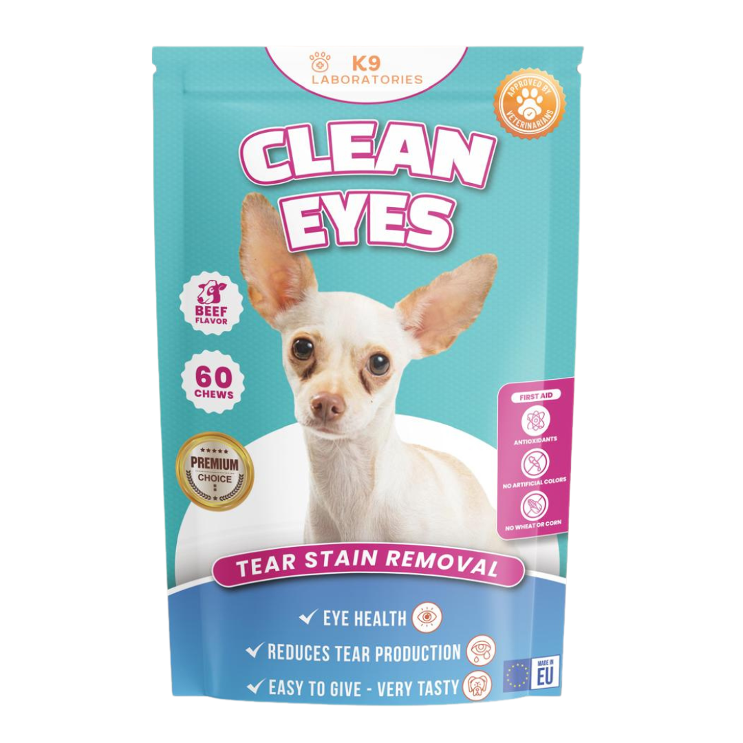 Clean Eyes Chews - Weg mit den dunklen Tränenrändern