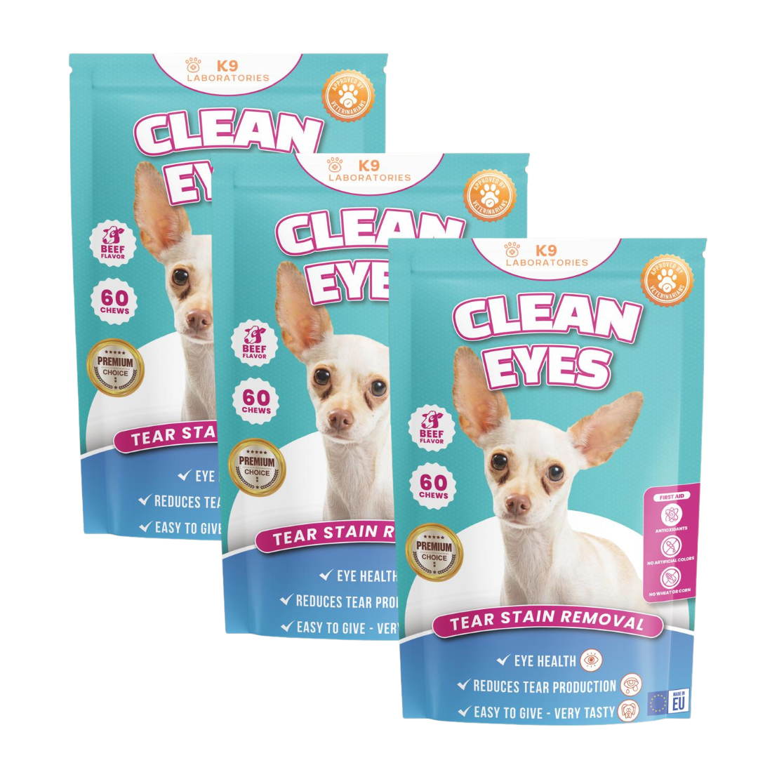 Clean Eyes Chews - Weg mit den dunklen Tränenrändern