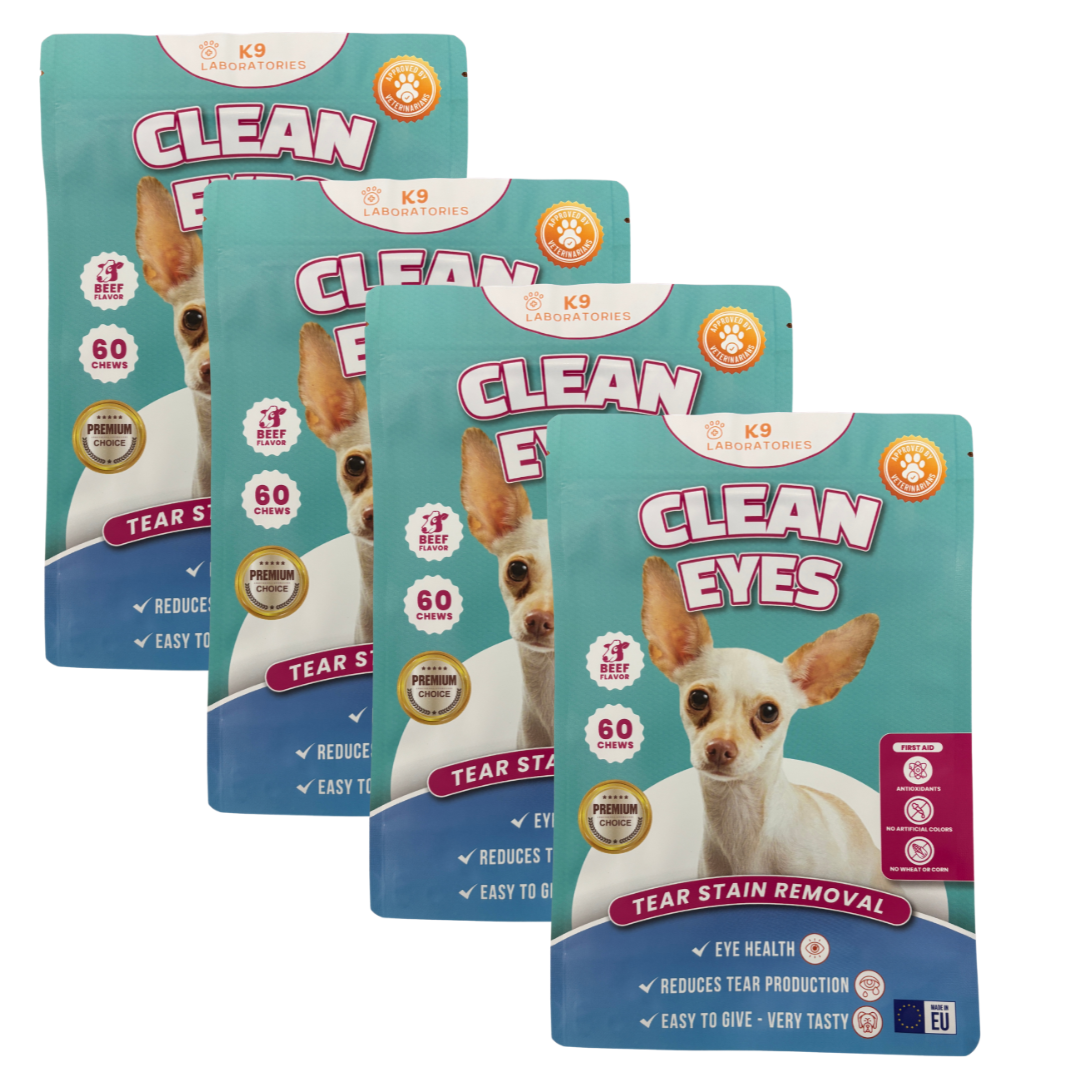 Clean Eyes Chews set aus 4