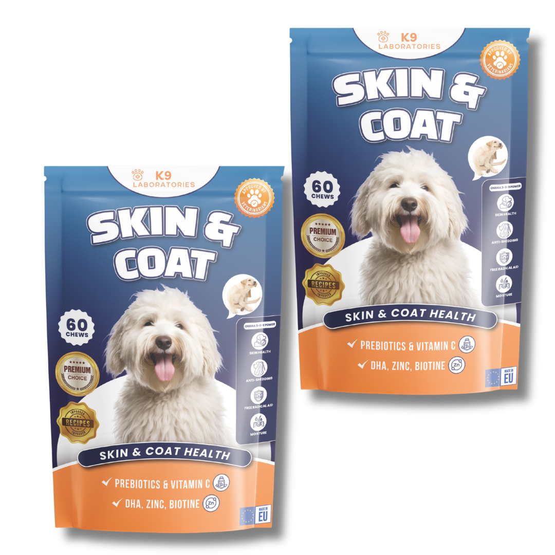 Skin & Coat Kausnack - Schnell Hilfe bei Fellverlus - Glanz ins Fell – Kraft in die Hautt & Schuppen