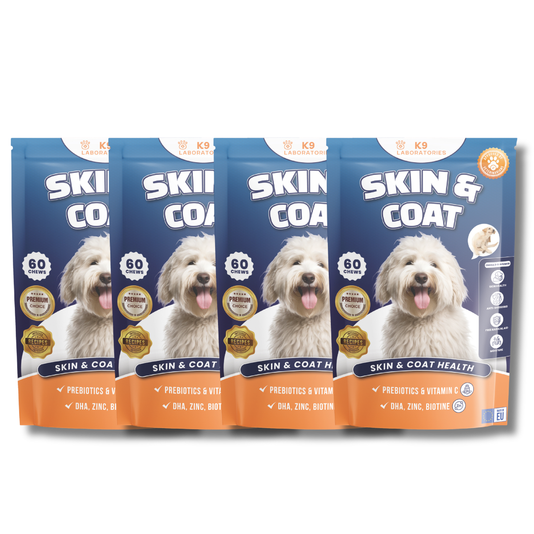 Skin & Coat Kausnack - Schnell Hilfe bei Fellverlus - Glanz ins Fell – Kraft in die Hautt & Schuppen