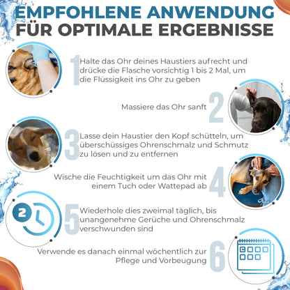 Ohrreiniger für Hunde mit Aloe Vera – 237 ml